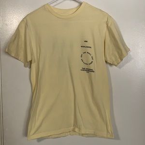 Pastel Yellow Vans Shirt